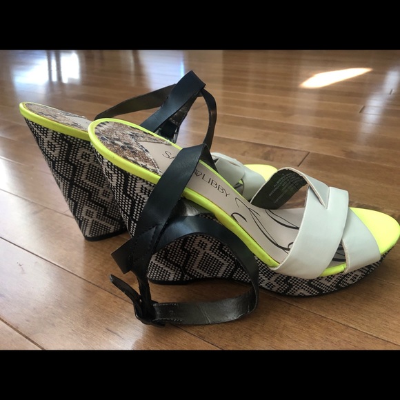 Sam & Libby Target Wedge Sandals NWOT Size 8 - Picture 6 of 7